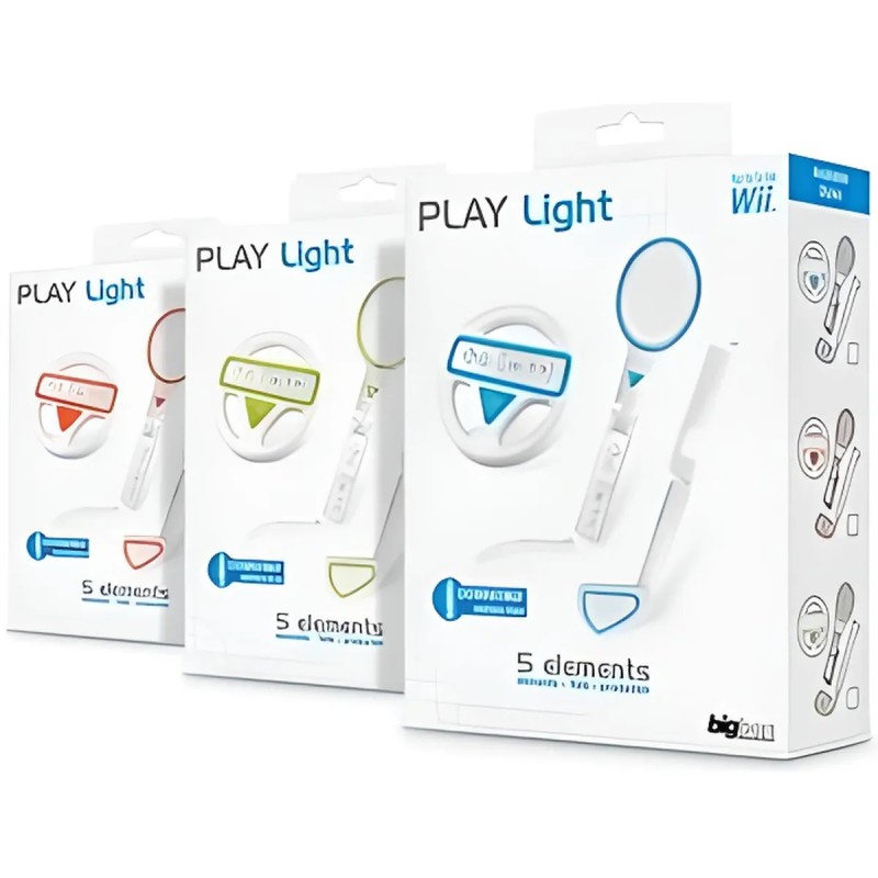 Pack 3 accessoires pour Wii - Remote lumineux