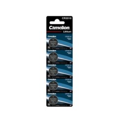Pack de 5 piles Camelion Lithium CR2016 3V
