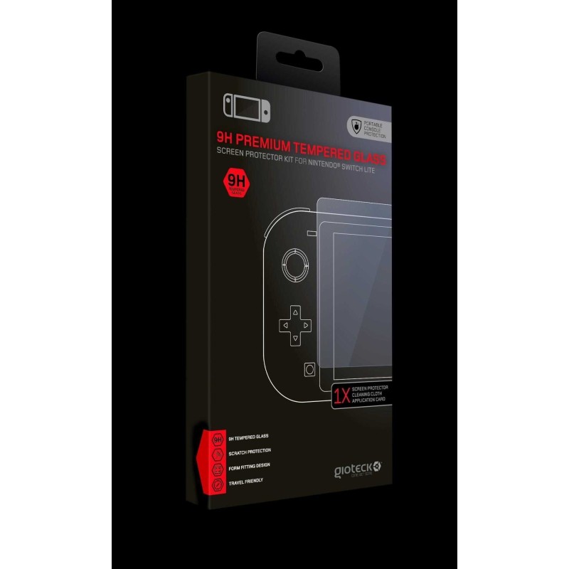 Kit de protection d'écran en verre trempé premium 9H pour Nintendo Switch Lite
