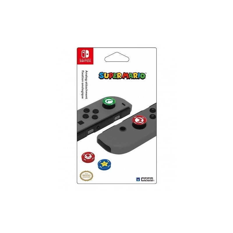Pack de 4 Caps en silicone pour Joy-Con Nintendo Switch - Super Mario
