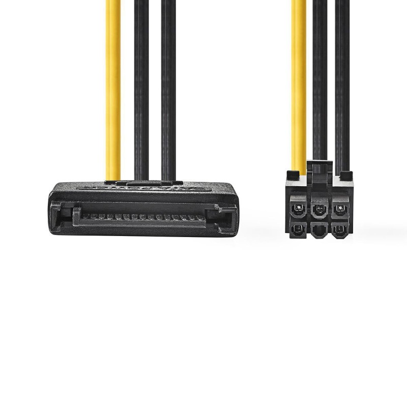 Câble   SATA Mâle à 15 Broches - PCI Express Femelle - 0,15 m