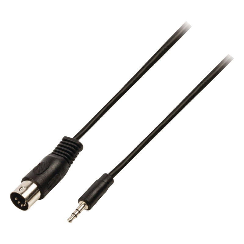 Câble audio stéréo DIN DIN 5p Mâle - 3,5 mm mâle 2.00 m