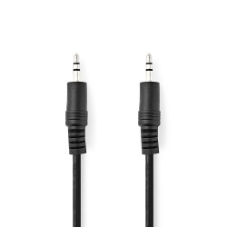Câble audio stéréo 3,5 mm mâle - 3,5 mm mâle 1.50 m Noir