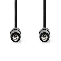 Câble Audio Stéréo - 3,5 mm Mâle - 3,5 mm Mâle - 2,0 m - Noir