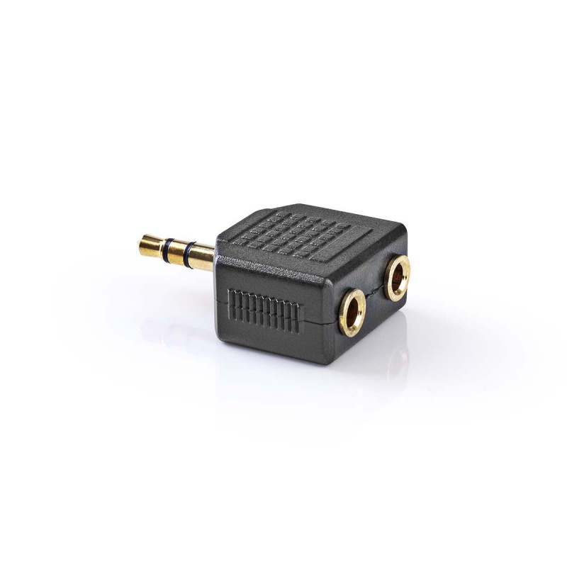 Adaptateur jack stereo 3,5 mm mâle - 6,35 mm, femelle noir (plaqué or) -  Connectique Audio / Vidéo - Achat & prix