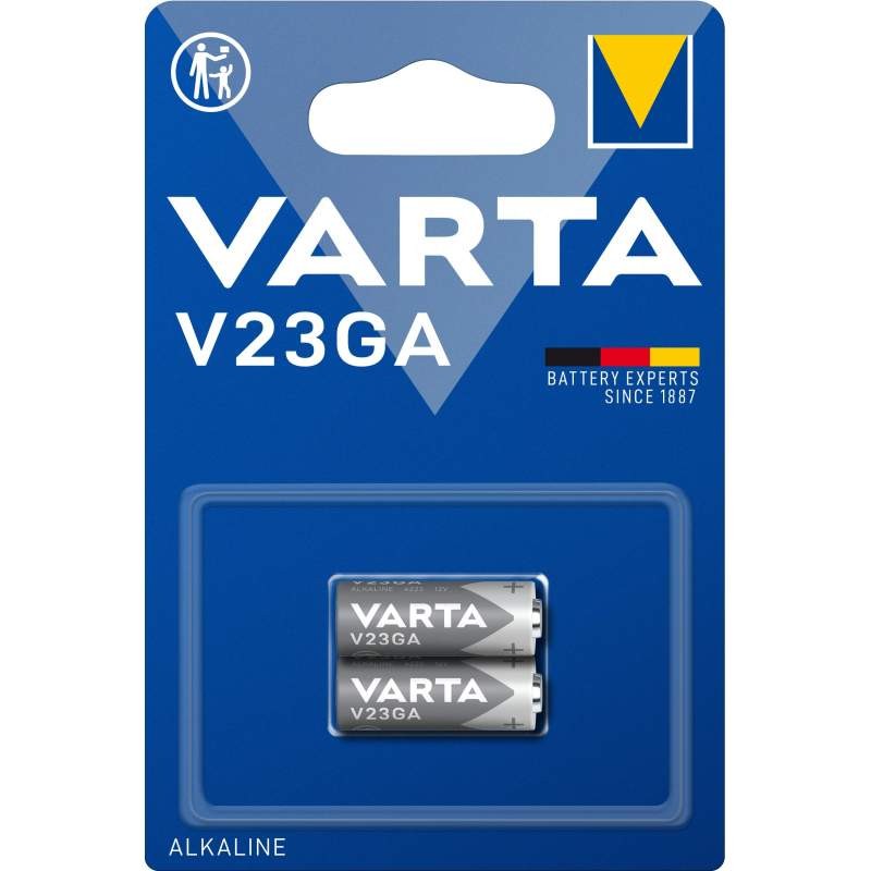 Varta 2 Piles V23GA / A23 / MN21 Alcaline 12V