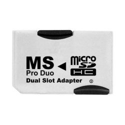 Adaptateur Pro Duo pour MicroSD DUAL pour 2x MicroSD