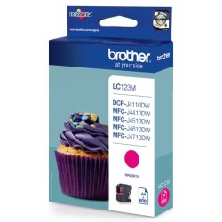 Brother LC-123M cartouche d'encre magenta