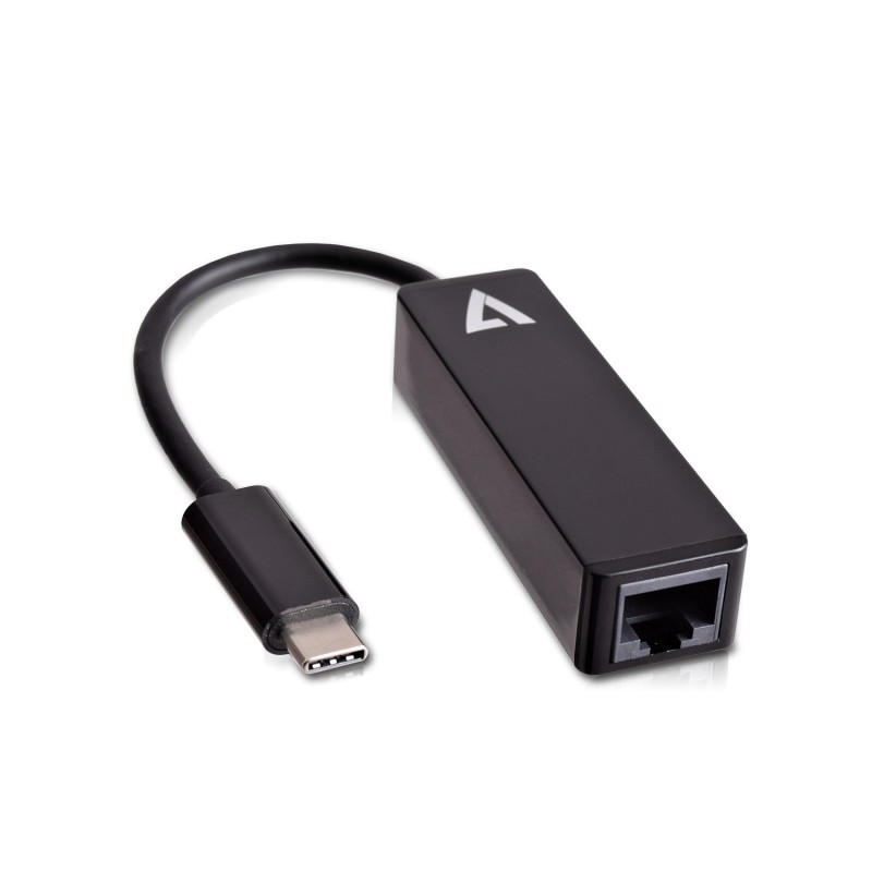 Adaptateur USB-C(m) vers Ethernet(f) RJ45 Noir