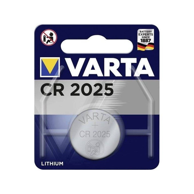 Pack de 1 pile Varta Lithium CR2025 3 Volt