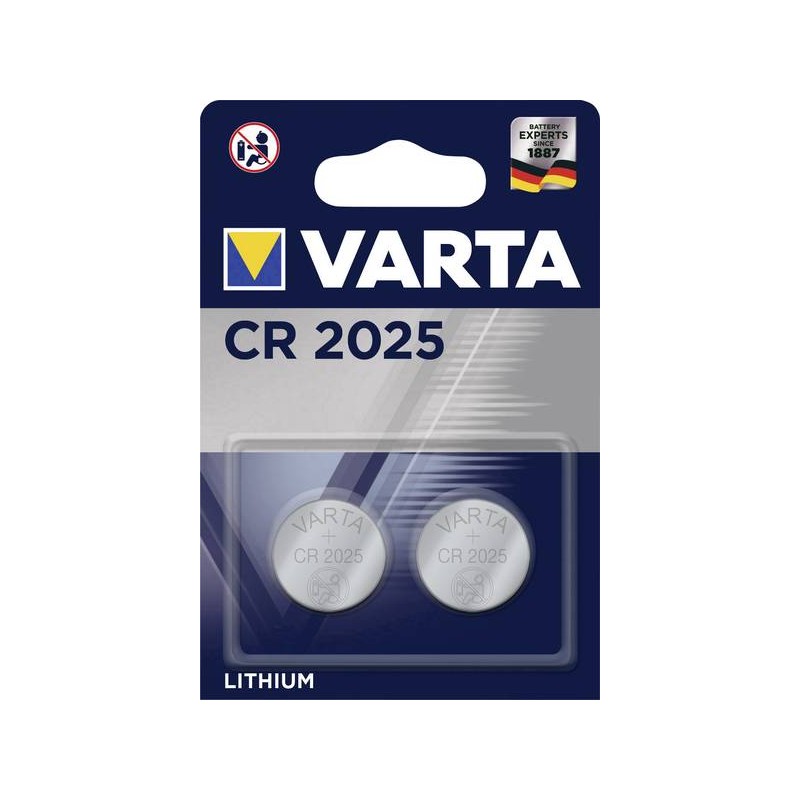 Pile Bouton Varta CR2025 3V - Mantel