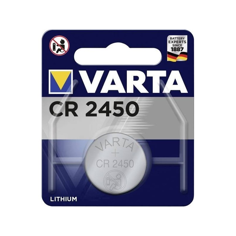 Pile bouton CR 2450 lithium Varta 570 mAh 3 V 1 pc(s)